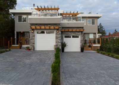 NWI Contracting Development Projects North Vancouver Duplex Outdoor